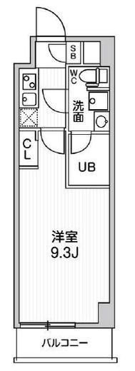 GRACIA PLACE OSHIAGE (グラシアプレイス押上) 303 間取り図