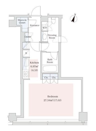 ラ・トゥール青葉台 3008 間取り図