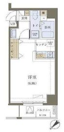 リヴシティ神田 1302 間取り図