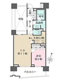 グルックハイム紀尾井町 6003 間取り図