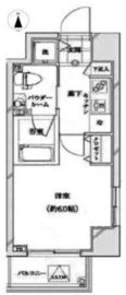 ガリシア浜松町 6階 間取り図