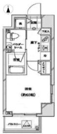 ガリシア浜松町 6階 間取り図