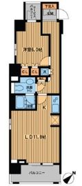 プライムアーバン日本橋横山町 808 間取り図