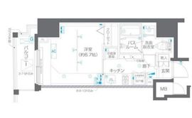 ZOOM白金台 7階 間取り図