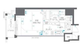 ZOOM白金台 8階 間取り図