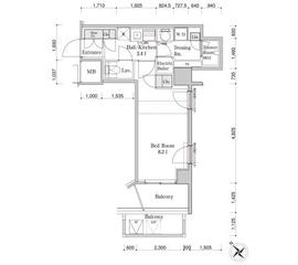 FULL HOUSE MONZENNAKACHO (フルハウス門前仲町) 303 間取り図