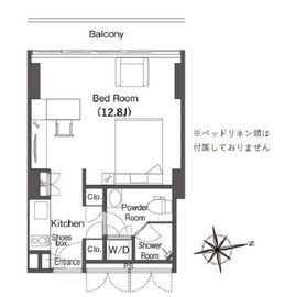 ウエリスアーバン品川タワー 1606 間取り図