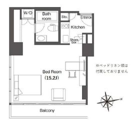 ウエリスアーバン品川タワー 1601 間取り図