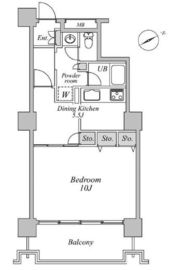 六本木ビュータワー 5階 間取り図