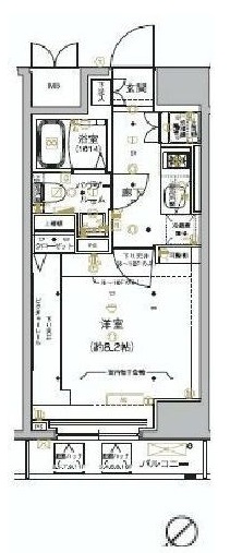 アルテシモプリマ 8階 間取り図