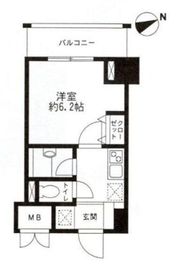 レジディア東品川 408 間取り図