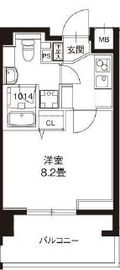 レオーネ錦糸町2 704 間取り図