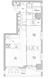 南千住レジデンス 304 間取り図