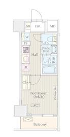 ケルスコート笹塚 205 間取り図