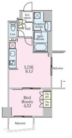 エプル 209 間取り図
