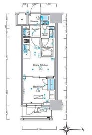 ルフォンプログレ浅草入谷 1102 間取り図