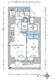 ルフォンプログレ浅草入谷 604 間取り図