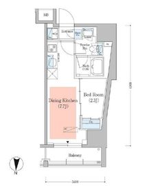 アーバネックス深川住吉3 504 間取り図