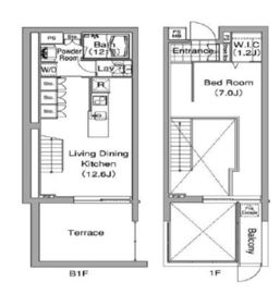 コンフォリア早稲田 111 間取り図