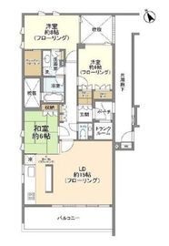 プレステージ上目黒諏訪山 4階 間取り図