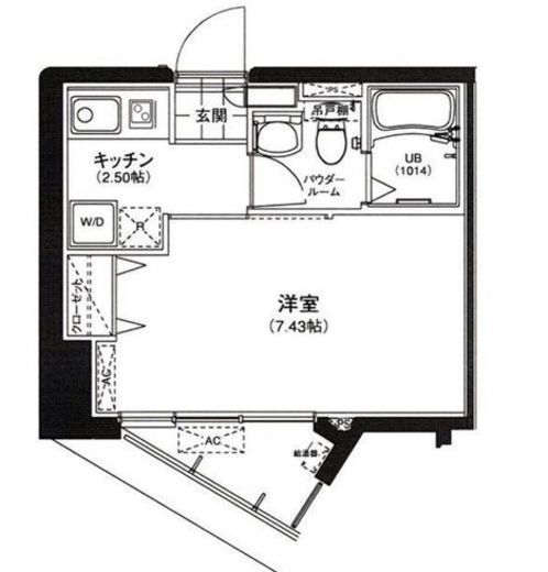 サウンドおしあげ 1101 間取り図