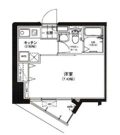 サウンドおしあげ 501 間取り図