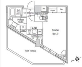 スタイリオ元住吉2 509 間取り図