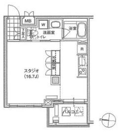 ブリリアイスト東雲キャナルコート 338 間取り図