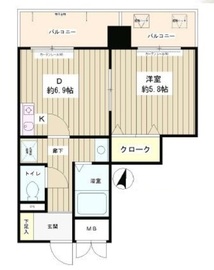 エスタシオン西新宿 902 間取り図