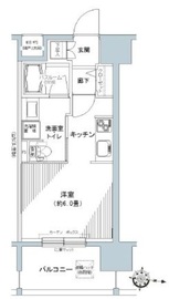 パークキューブ板橋本町 1109 間取り図