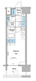 ルフォンプログレ蔵前プレミア 302 間取り図