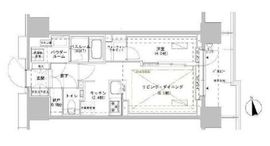 パークスフィア牛込神楽坂 607 間取り図