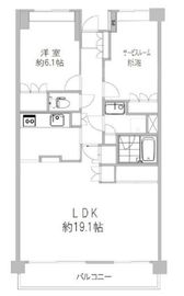 イーストパークス大島サザンスクエア 10階 間取り図