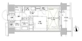 パークスフィア牛込神楽坂 1309 間取り図