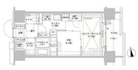 パークスフィア牛込神楽坂 509 間取り図
