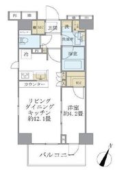 リビオレゾン白金 11階 間取り図