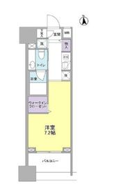 パークフラッツ中目黒 503 間取り図