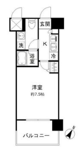 フォレシティ豊洲 908 間取り図