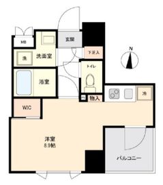 アリーチェ押上 702 間取り図