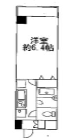 ヒューリックレジデンス参宮橋 804 間取り図