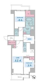 レジディア板橋本町プレイス 1302 間取り図