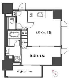 インプレストコア代官山 2階 間取り図