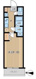 オーキッドレジデンス両国Ⅱ 802 間取り図