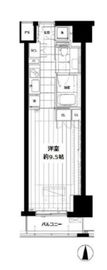 コンパートメント東京中央 5階 間取り図