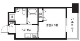マストライフ目黒南 603 間取り図