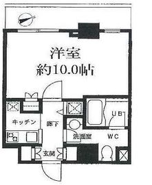 カスタリア門前仲町2 411 間取り図