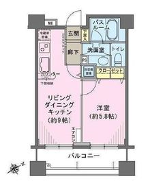 ヒルレジデンス大崎 5階 間取り図