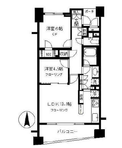アルス学芸大学鷹番館 7階 間取り図