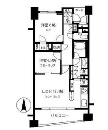 アルス学芸大学鷹番館 7階 間取り図