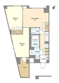 ジニア不動前 402 間取り図